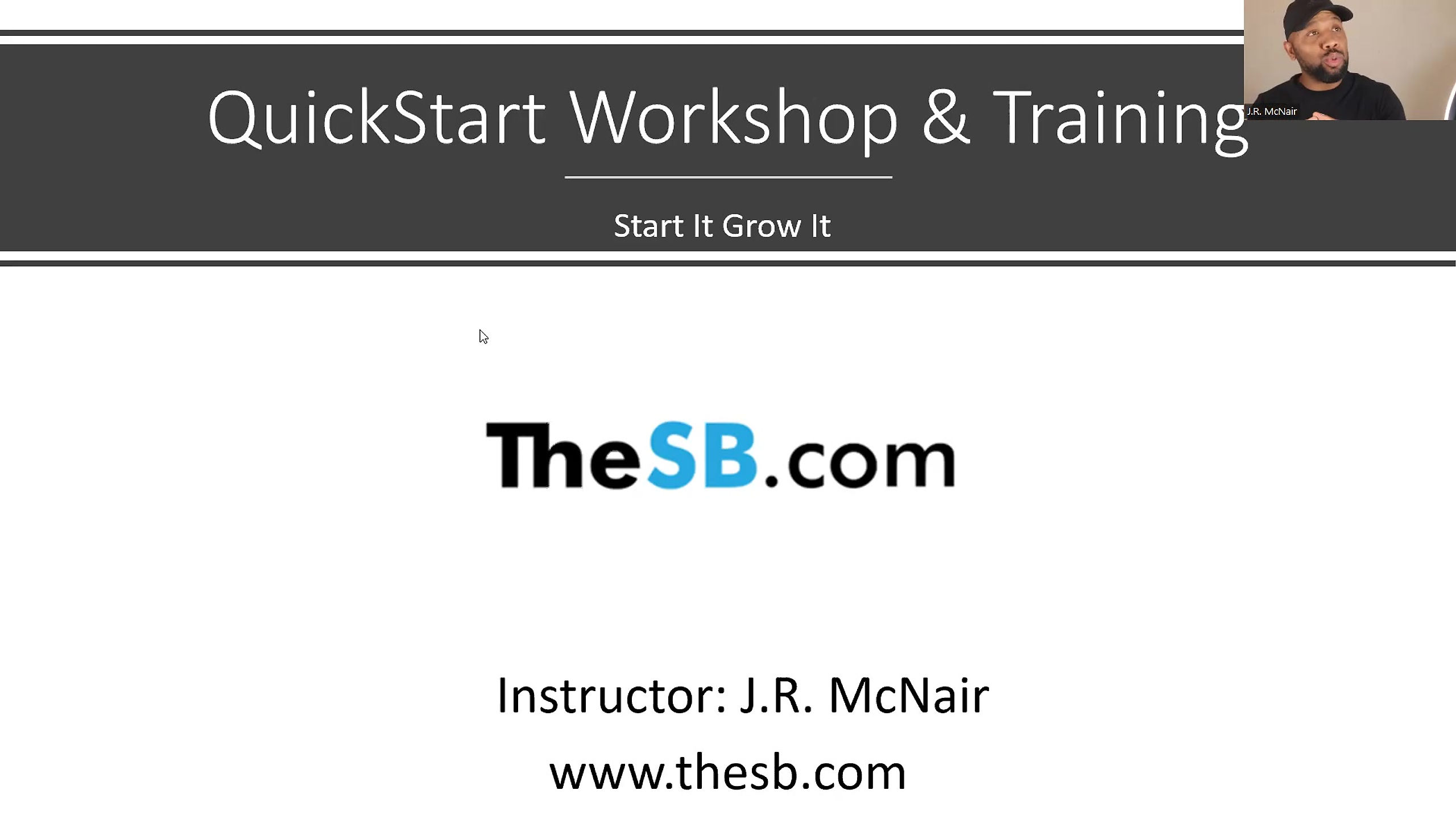 QuickStart Workshop